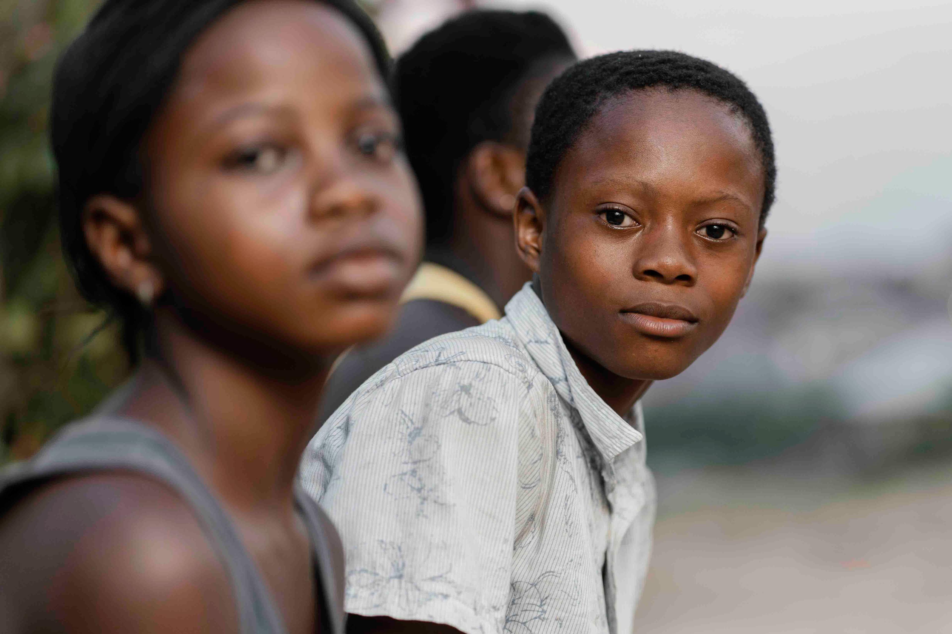 african children outdoors